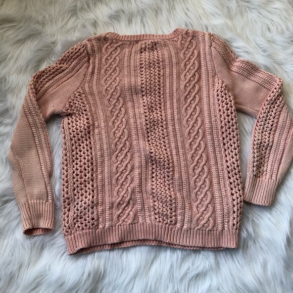 Volcom Powder Pink Mess Round Crewneck Sweater - Picture 10 of 11